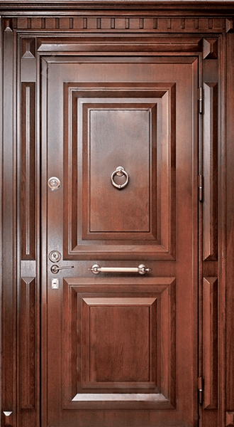 Парадная дверь из дуба для дома №71056